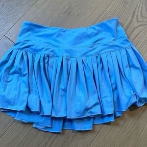 Blue Gold Hinge Pleated Tennis Skirt Skirt SIZE LARGE